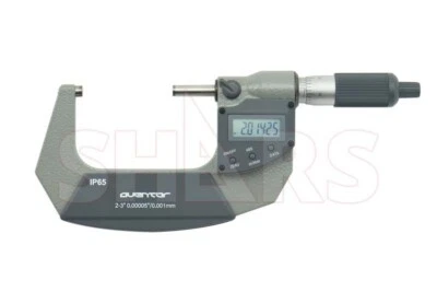 Shars 2-3" 0.00005"/0.001mm Digital Electronic Outside Micrometer IP65 New S] - Image 1 of 4