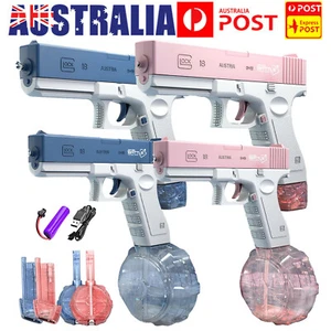 Automatic Electric Water Gun High-Pressure Squirt Blaster Summer Pool Party Toy - Picture 1 of 15