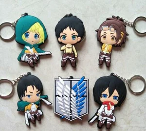 20pcs Japanese anime mix PVC Keychain Puppet Key Chain Girls boy Keyring gifts - Picture 1 of 1