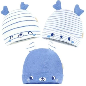 3 Pieces Newborn Baby Hat Animal Ears Infant Caps Baby Boy Girl Toddler Hats ... - Picture 1 of 7