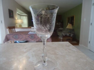 Beautiful Cut Glass True Love 7 3/4" Water Goblet(s) by Tiffin 1950-1966 - Picture 1 of 5