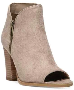 Carlos by Carlos Santana Jade Peep Toe Ankle Booties Tan Sz10 NWOB Casual  - Picture 1 of 1