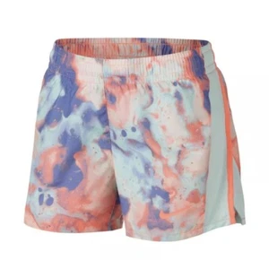 $28 Nike Youth Girl's 10K Running Athletic Shorts Multi-color 890520 Size Small - Picture 1 of 8