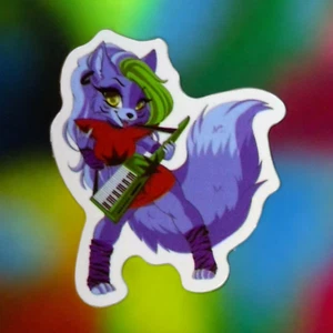 Five Nights at Freddys FNAF Security Breach Glamrock Roxanne Wolf Glossy Sticker - Picture 1 of 2