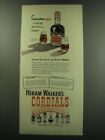 1949 Hiram Walker&#39;s Creme de Cacao Ad - Chocolate plus ..to top off that dinner