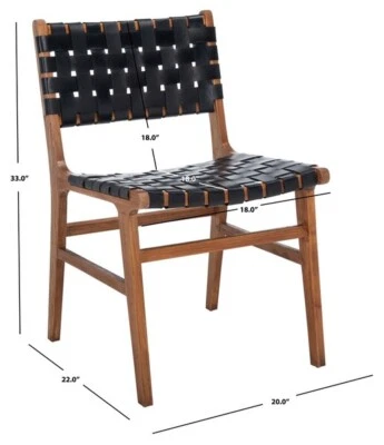 SILLA DE COMEDOR SAFAVIEH TAIKA CUERO, Precio rebajado 2172750374 DCH4000C-SET2 Foto 1 de 4