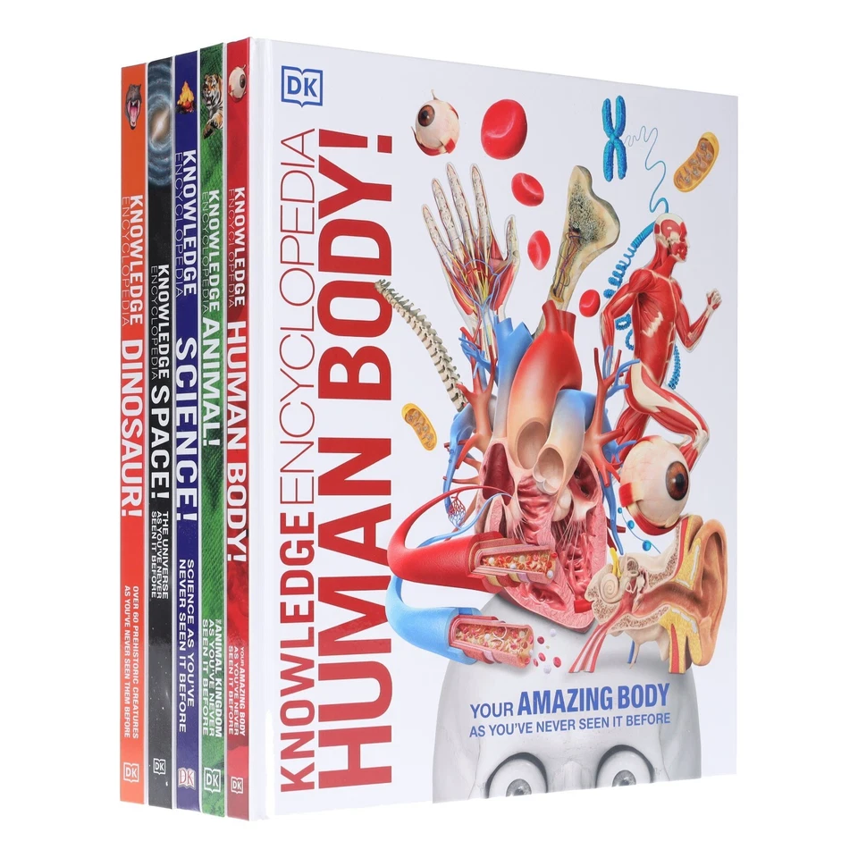 Knowledge Encyclopedias Collection By DK: 5 Books Set - Ages 9-12 - Hardback - Image 1 of 4