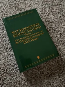 Wittgenstein : Meaning and Mind (Volume 3 of an Analytical Commentary on the... - Picture 1 of 4