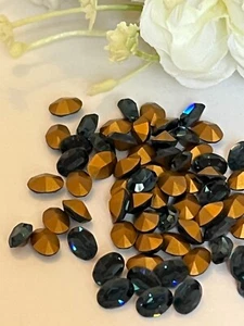 Bargain pack Swarovski 4100 Oval rhinestone 7x5mm x24 REPAIR CRAFT COLOUR OPTION - Picture 1 of 12