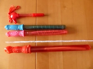 Seifenblasenschwert Seifenblasen Schwert Stab ❤️NEU❤️ 3+ rot blau zur Auswahl - Bild 1 von 1
