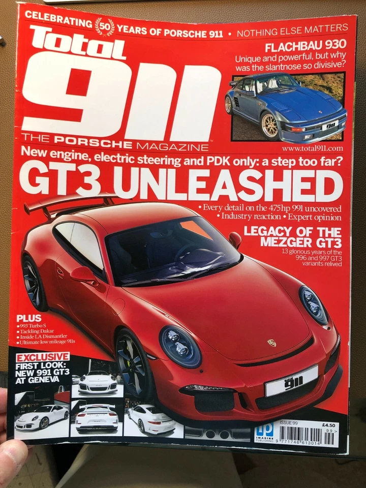 Total 911 Porsche Magazine Issue 99 - GT3 Unleashed, Mezger, flat nose 930 - Image 1 of 1