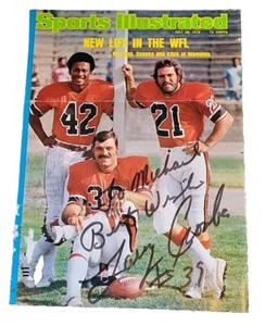Signed Csonka & Warfield Dolphins 7/28/75 WFL Memphis Sports Illustrated Cover - Picture 1 of 10