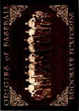 1994 ORIGINS OF BASEBALL - #9 BROOKLYN ECKFORDS -