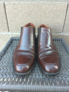 Johnston & Murphy Men's Leather Ankle Boots 10.5 M, Made in Italy, Model 15-1596 - Picture 1 of 12