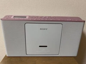 Sony ZS-E80 Pink CD Radio Bluetooth Wide FM AM Digital Pitch Control Home Audio - Picture 1 of 2