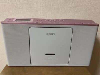 Sony ZS-E80 Pink CD Radio Bluetooth Wide FM AM Digital Pitch Control Home Audio - Image 1 of 2