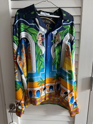 Casablanca Cuban Collar Long Sleeve Shirt Maison d'Ete Medium - Image 1 of 4