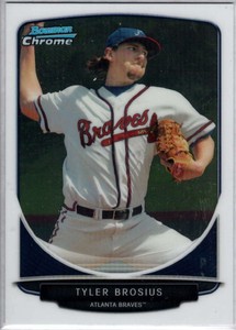 2013 Bowman Draft Chrome Draft Picks #BDPP101 Tyler Brosius Braves NM-MT 