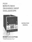Triggered Sweep Oscilloscope Manual & Schematics Sencore PS-29 Minute Man 1975