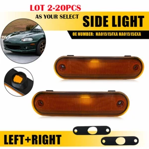 2-20X Front Side Marker Light Housings For 1990-2005 Mazda Miata MX-5 NA01515EXA - Picture 1 of 35