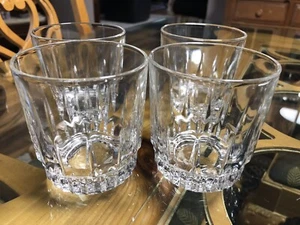 4 Arcoroc Lancer On The Rocks 10oz Whiskey Glasses 3 1/2" Tall - Picture 1 of 8