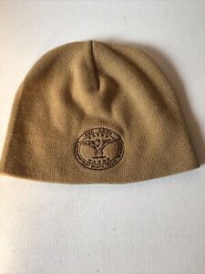DSG Arms Fort Worth Texas Tan Beanie Cap Hat One Size