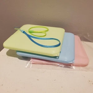 3 Stück Gesichtsmasken Etui/Schutz • Grün Blau Pink - Bild 1 von 5