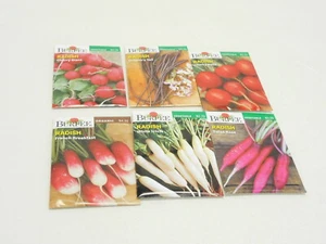 Lot of 122 Packs of Radish Seeds - Cherry Giant, French Breakfast - Picture 1 of 6