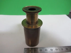 ANTIQUE BRASS RARE UK ENGLAND EYEPIECE MICROSCOPE PART AS PICTURED P2-B-30 - Picture 1 of 9