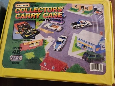 Vintage 1992 Matchbox Collectors Carry Case & Playset Holds 48 Cars - Image 1 of 4