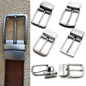 4x fibbia cintura in metallo di ricambio reversibile si adatta larghezza 35 mm fibbia lingua singola□ - Foto 1 di 23