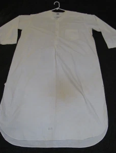 Fruit of the Loom abito da notte uomo taglia standard bianco camicia da notte antica 54" - Foto 1 di 18
