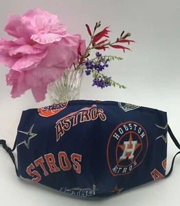 ASTRO Erwachsene Stoff Gesichtsbedeckung Abdeckung Maske 100% Baumwolle Waschbar PM2,5 Filter  - Bild 1 von 5