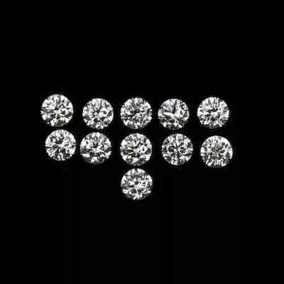 Loose Lab-Grown CVD Diamond LOT 2.90 MM D Color IF CLARITY 11 PCS Certified - Image 1 of 4