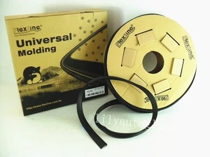 Flexline Parabrisas Auto Vidrio Moldura Universal Borde Flexible Goma 24mm 15FT - Imagen 1 de 5