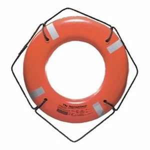 Life Ring Orange Buoys with Retro Reflective Tape Diameter 30" JBO-X-30T - Picture 1 of 1