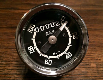 Harley Aermacchi Sprint Speedometer - Original Veglia - New Old Stock 67000-61PA - Image 1 of 3