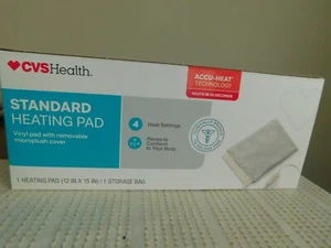 CVS Standard Health Heating Pad New With 4 Heat Settings - Picture 1 of 4
