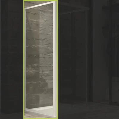 Ogomondo Lato Fisso per Box Doccia Corner Bianco Cristallo Temprato  Foto 1 de 4