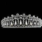 Crystal Rhinestone Princess Diana Love Knot Tiara Wedding Crown