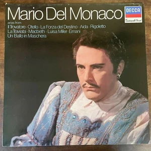 MARIO DEL MONACO arias from Il Trovatore Otello, Aida, Macbeth, etc. DECCA 12" - Picture 1 of 4