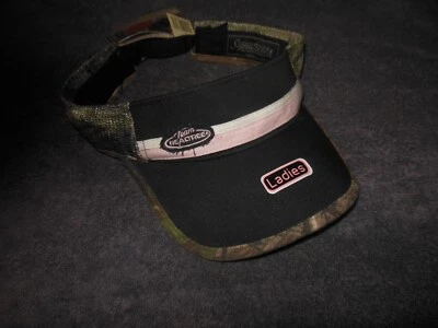 Ladies Pink Camo Visor Hat Cap Realtree APC Slide Adjustable NEW with Tags - Image 1 of 4
