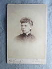 Antique Beautiful Young Woman, De Young's Studio, New York, Cabinet Card 1890'S