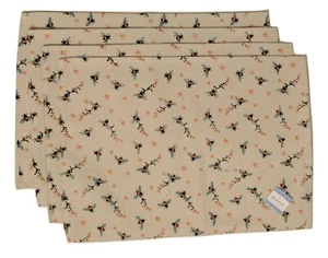 Bees Tapestry Placemats Set of 4 Bumblebees Spring Summer - Picture 1 of 2