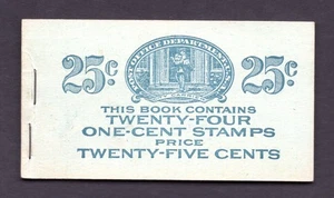 US 1917 WASHINGTON FULL BOOKLET SCOTT #BK55 MINT NEVER HINGED VERY FINE - Picture 1 of 2