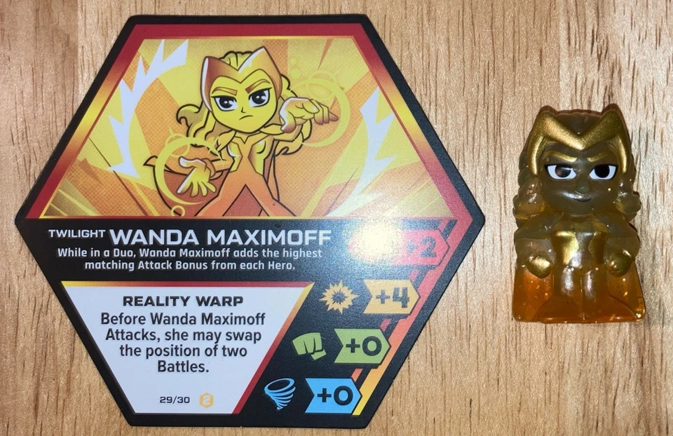 Funko Marvel Battleworld Serie 2 Crepúsculo Wanda Maximoff ~ Figura y Tarjeta Foto 1 de 4