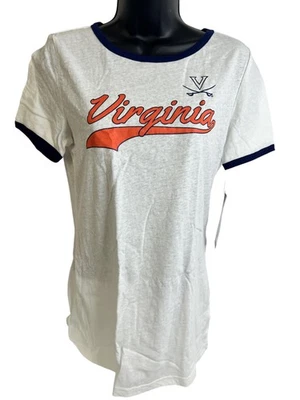 Virginia Cavaliers Shirt Womens Large NCAA Basketball J-America Tee New - Image 1 of 4