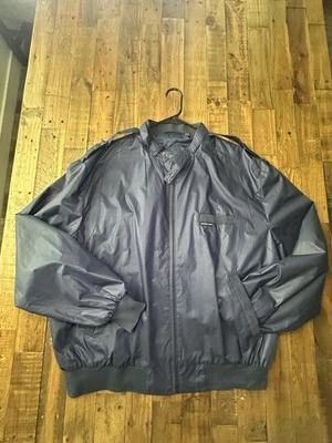 Vintage Members Only Jacket Navy Blue 3XT Made in Hong Kong 80s Bomber  - Image 1 of 4