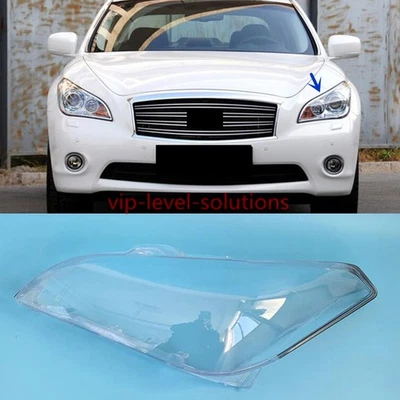 Cubierta transparente de lente de faro lateral izquierdo para Infiniti Q70 2014-2015 + pegamento sellador Foto 1 de 4