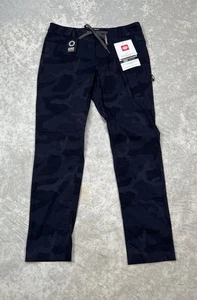 686 Men's Everywhere Featherlight Chino Pant Slim Fit Black Camo DWR Finish - Picture 1 of 10
